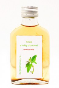 Sirup z máty citronové 100ml