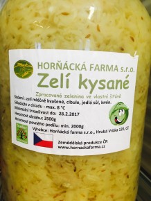 Kysané zelí ze sudu 3kg