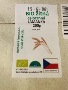 BIO ŽITNÁ LÁMANKA 200g